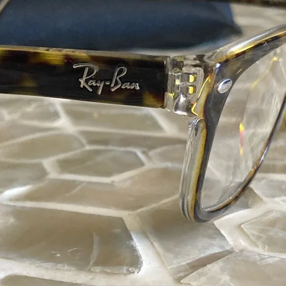 Ray Ban RB5286 eyeglasses in light tortoise - Picture 4 of 9